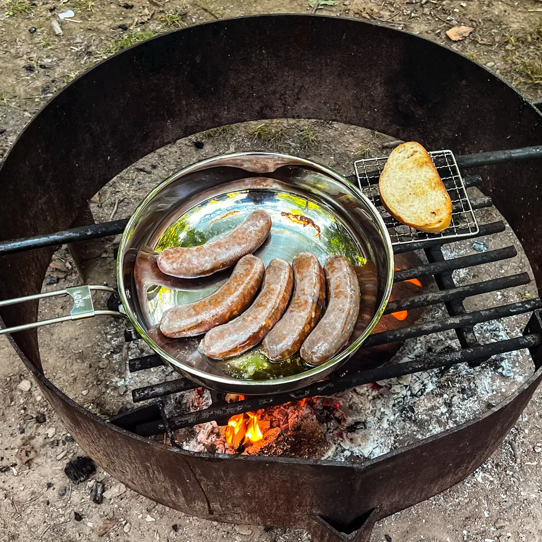 10" Stainless Steel Skillet and Lid