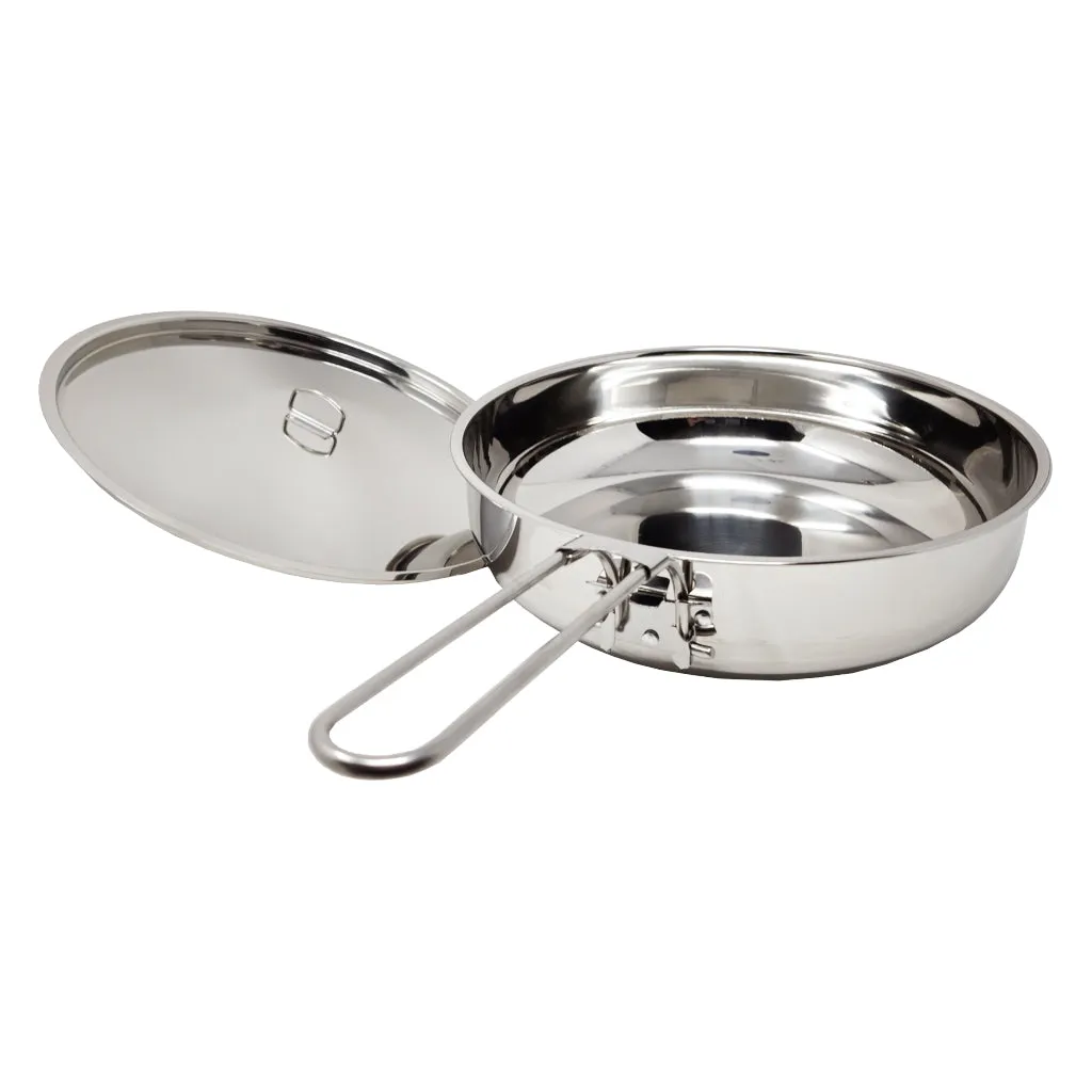 10" Stainless Steel Skillet and Lid