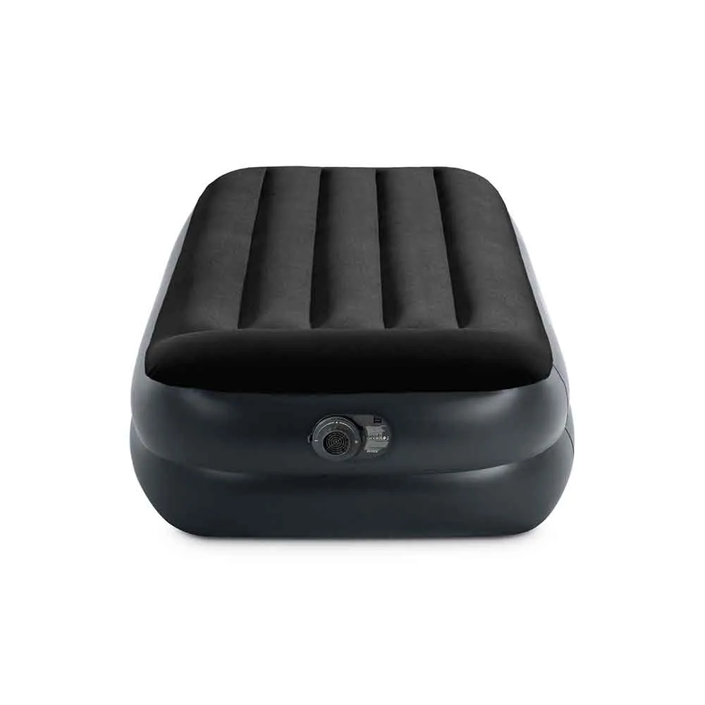  220-240V Twin Pillow Rest Raised Airbed With Fiber-Tech Bip