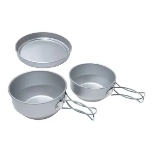 3 Mess Kit-Aluminum Cookset 