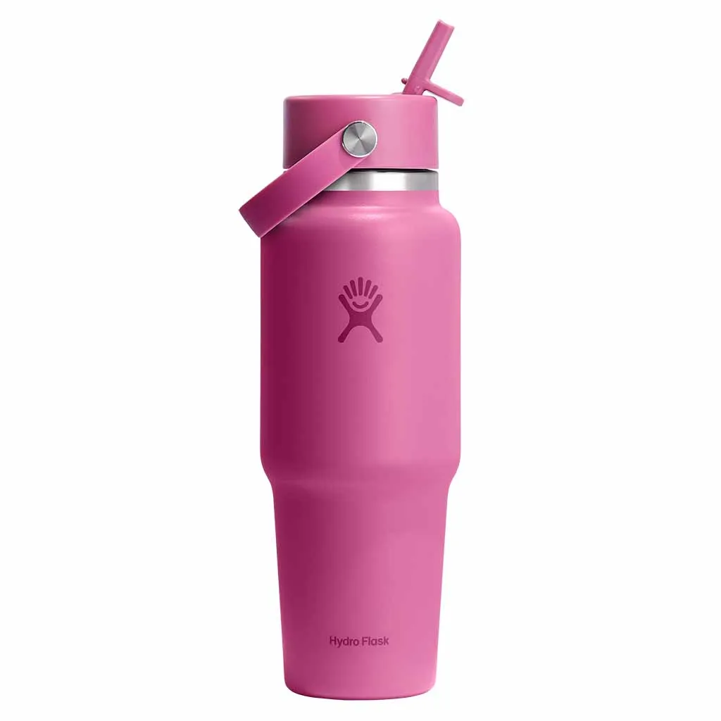 32 oz Wide Flex Straw Travel Bottle