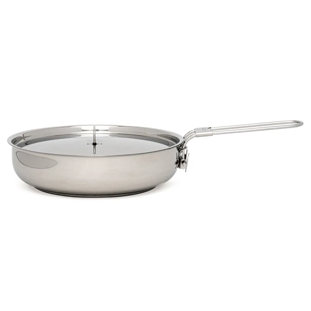 8" SS Skillet 64oz Bush Pot Combo