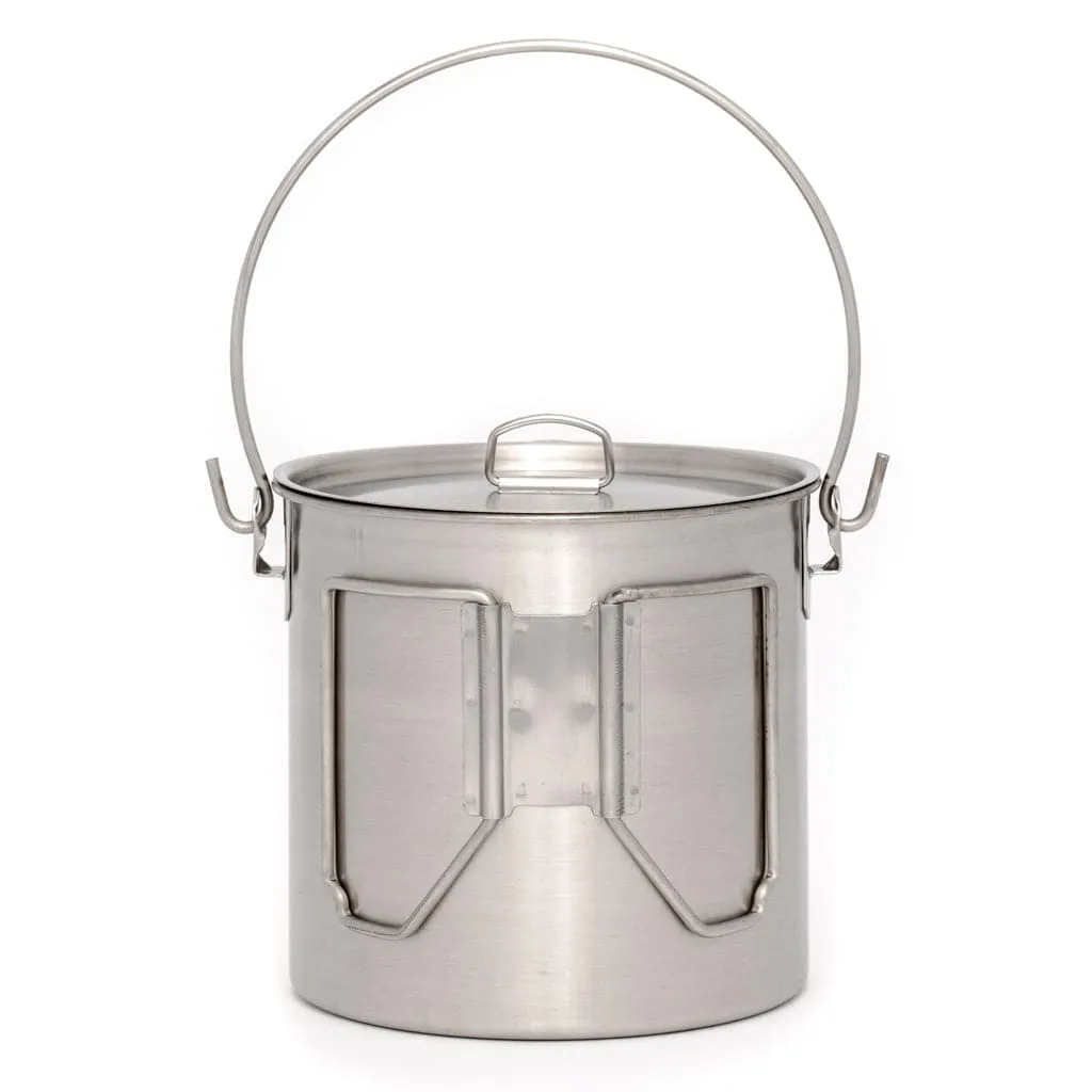 8" SS Skillet 64oz Bush Pot Combo