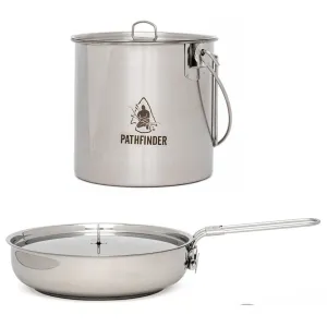8" SS Skillet 64oz Bush Pot Combo
