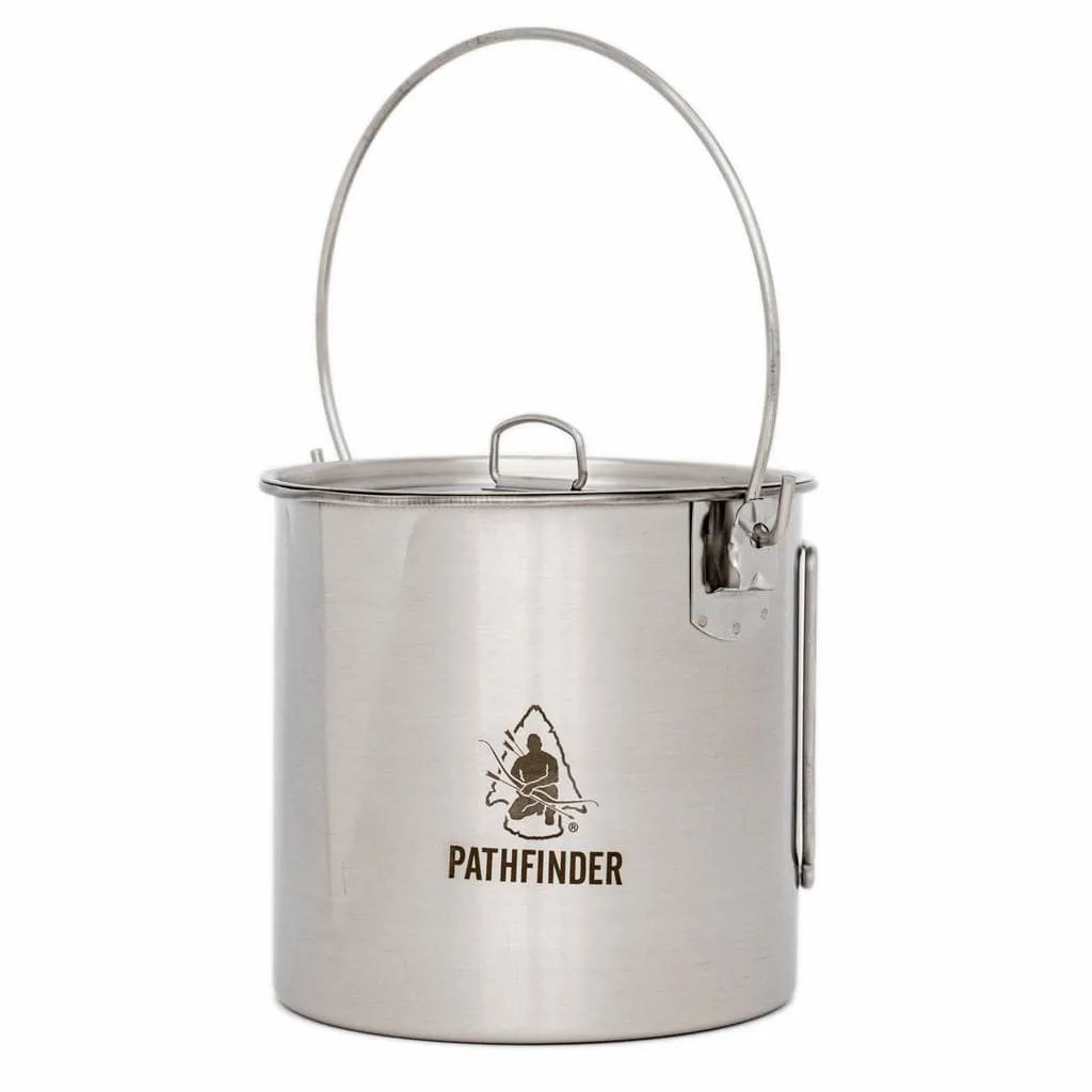 8" SS Skillet 64oz Bush Pot Combo