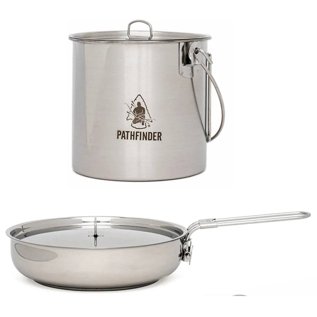 8" SS Skillet 64oz Bush Pot Combo