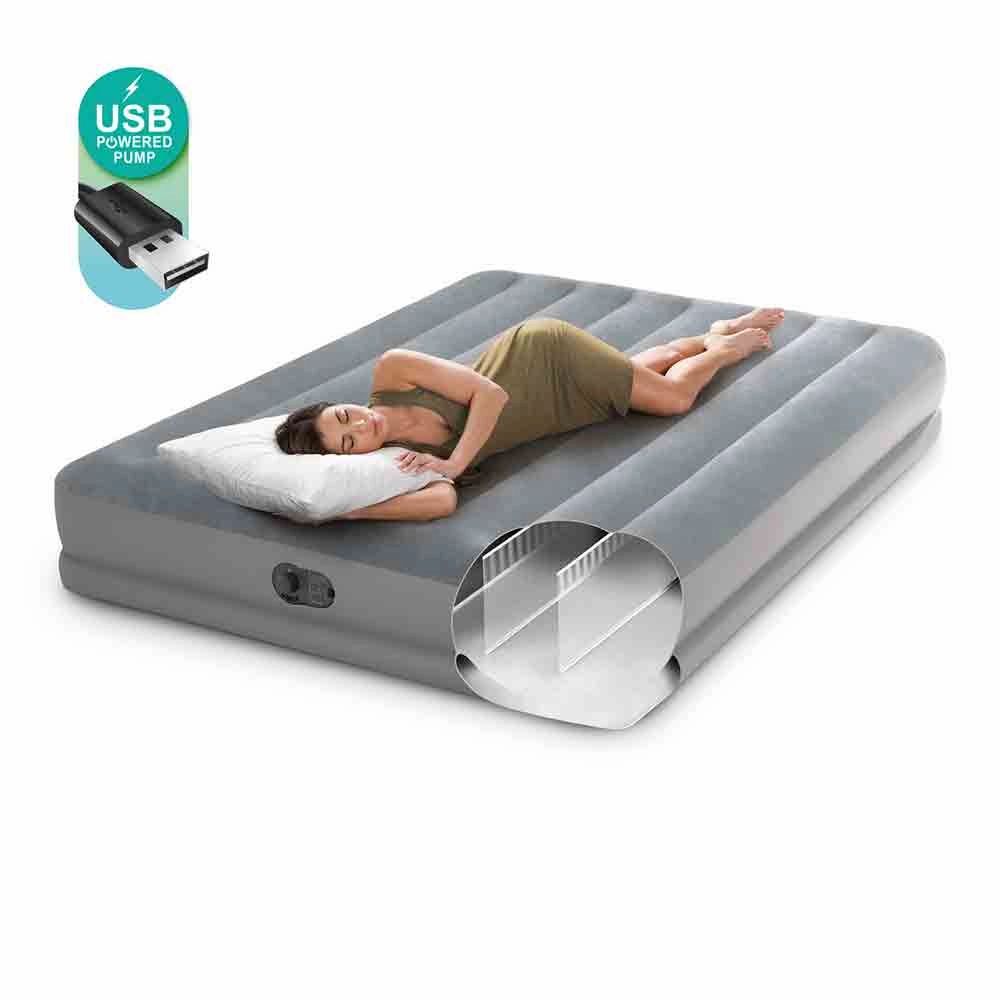  USB  Dura-Beam Prestige Airbed w/Fastfill USB Pump