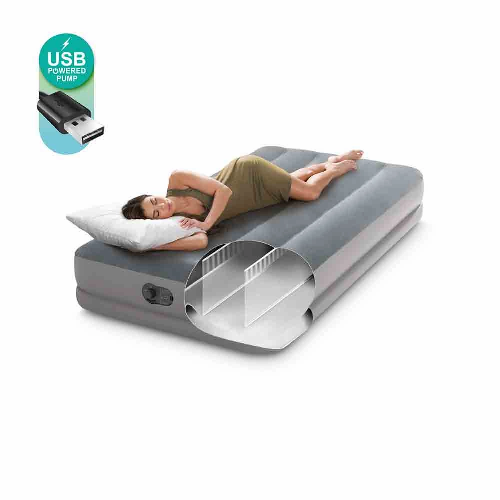  USB  Dura-Beam Prestige Airbed w/Fastfill USB Pump