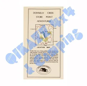 Adventurer Maps - Donnellys Creek / Store Point - The Ghost Town Series