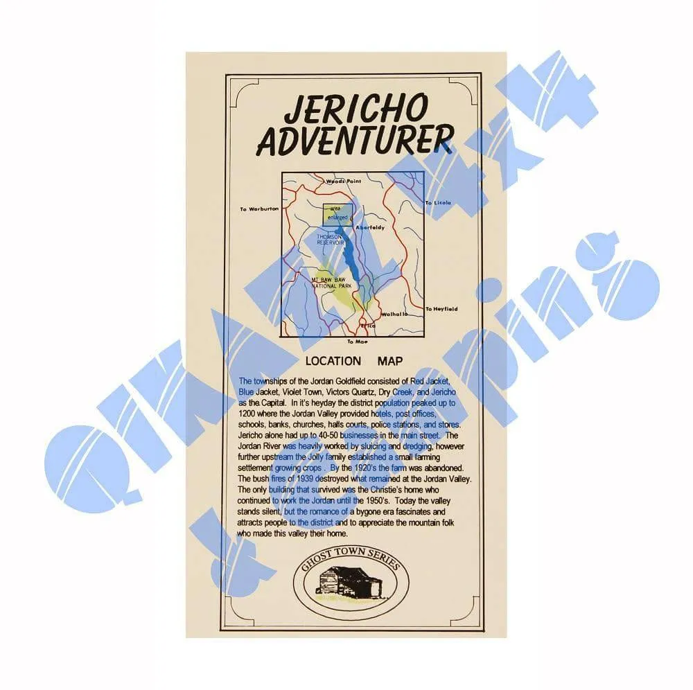 Adventurer Maps - Jericho - The Ghost Town Series