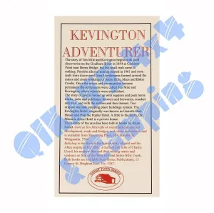 Adventurer Maps - Kevington - The Ghost Town Series