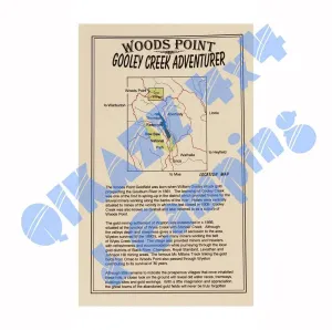 Adventurer Maps - Woods Point / Gooleys Creek - The Ghost Town Series
