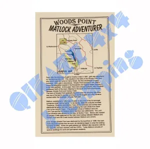 Adventurer Maps - Woods Point / Matlock - The Ghost Town Series