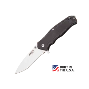 Bear & Son 4 Black G10 Sideliner w/ Trigger- BE124