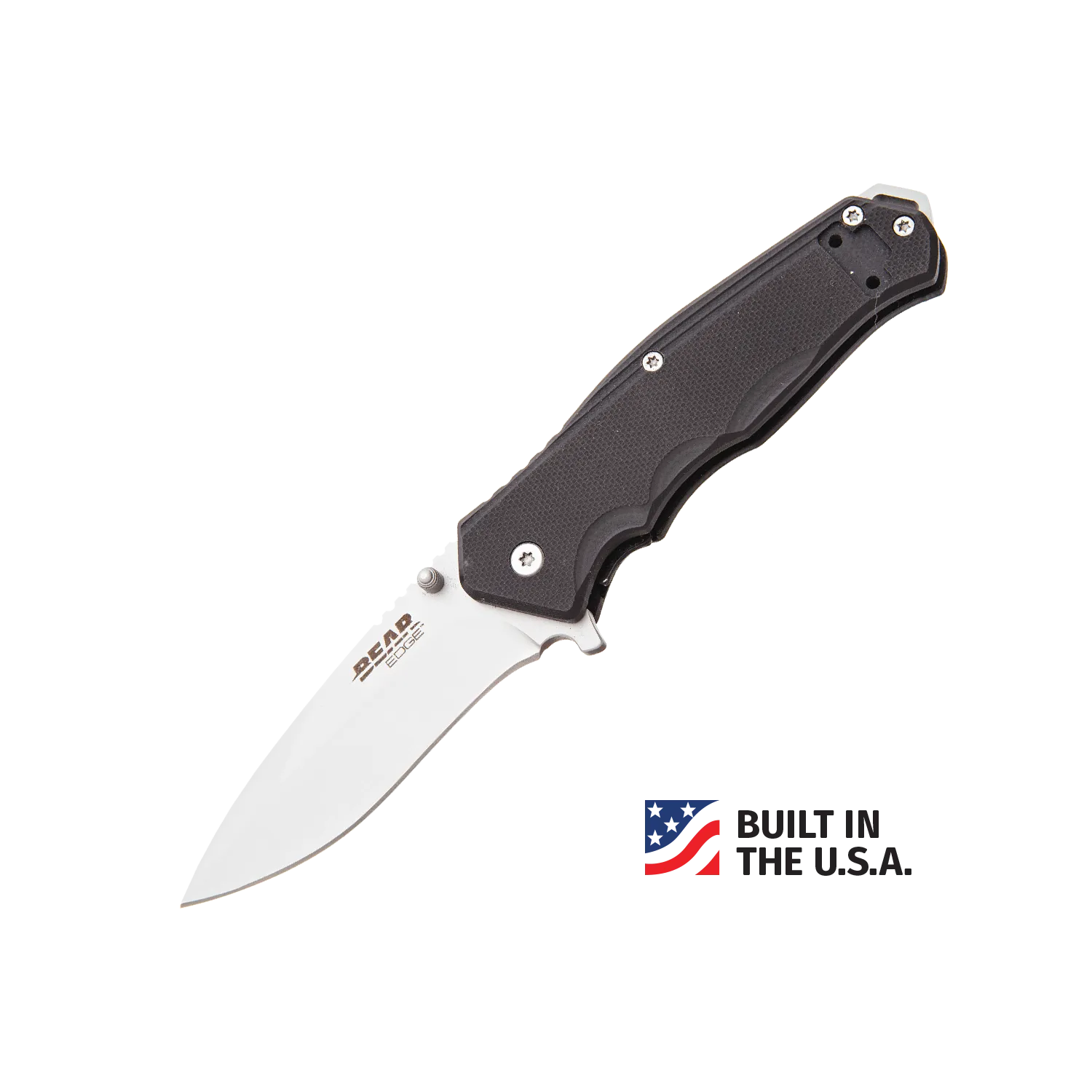 Bear & Son 4 Black G10 Sideliner w/ Trigger- BE124
