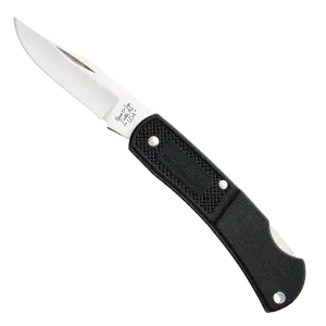 Bear and Son 3 Black Zytel Lightweight Executive Lockback Upswept  726