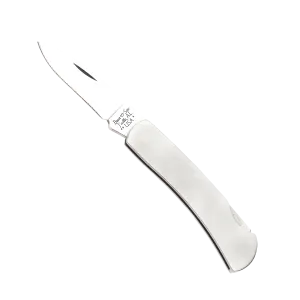 Bear and Son 3 in. Executive Stainless Steel Lockback Drop Point  125