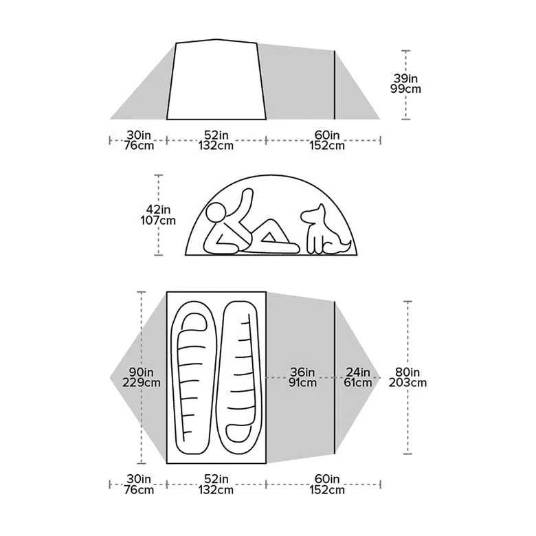 Big Agnes Blacktail 2 Hotel - Previous Version