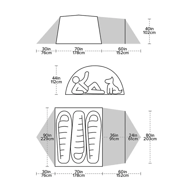 Big Agnes Blacktail 3 Hotel