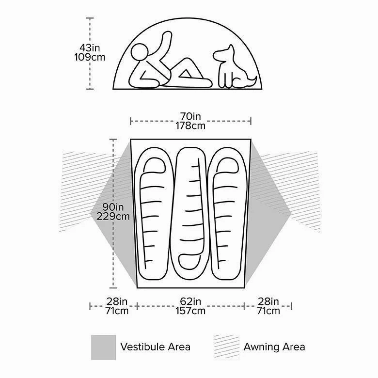 Big Agnes | Copper Spur HV UL3 Bikepack Tent