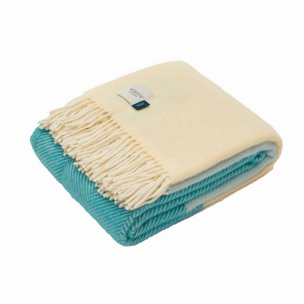 Blue Noon Wool Blanket