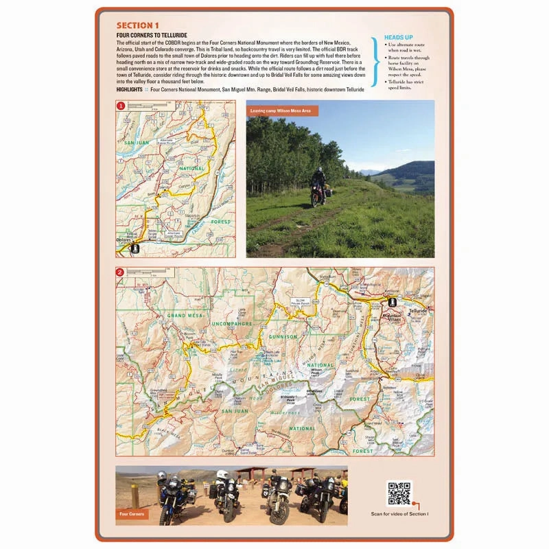 Butler Maps | Colorado Backcountry Discovery Route (COBDR) Map  Third Edition