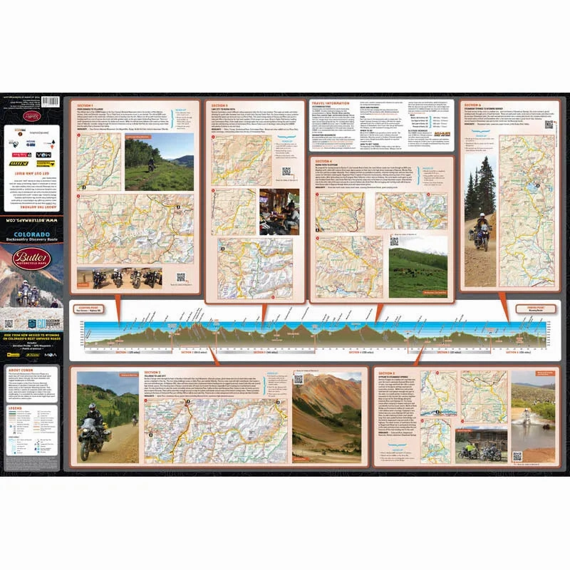 Butler Maps | Colorado Backcountry Discovery Route (COBDR) Map  Third Edition