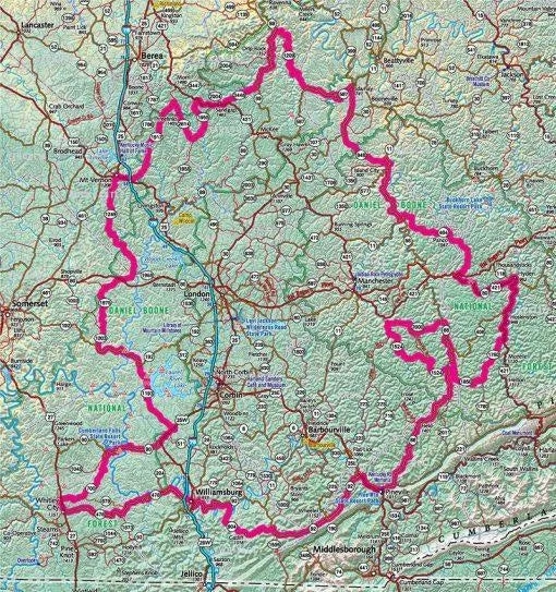 Butler Maps | Southern Mid-Atlantic States G1 map
