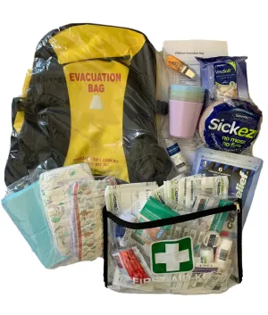 CHILDCARE EVACUATION BAG Filled