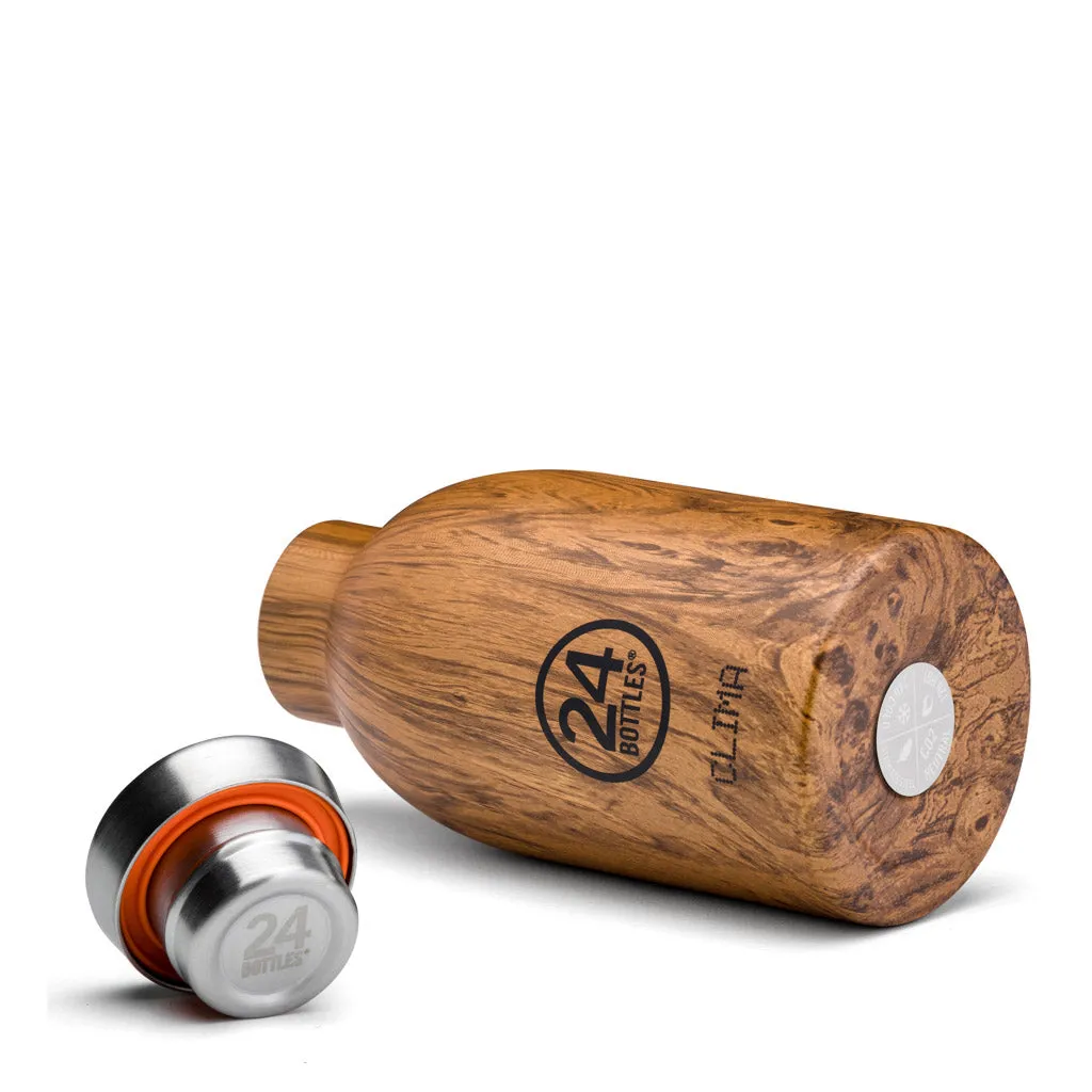 Clima Bottle 330ml - Sequoia Wood