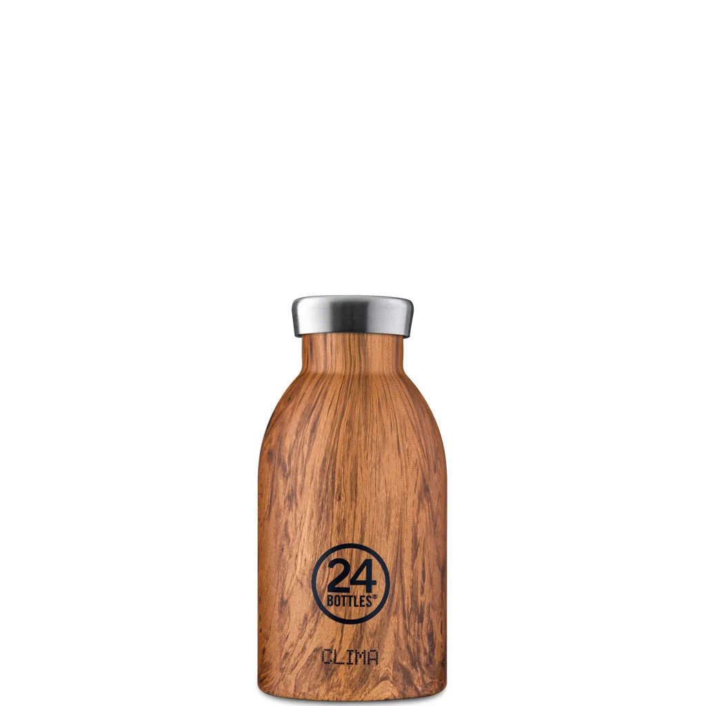 Clima Bottle 330ml - Sequoia Wood