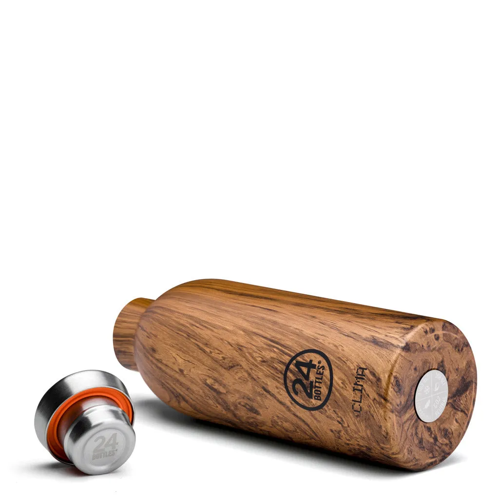 Clima Bottle 500ml - Sequoia Wood