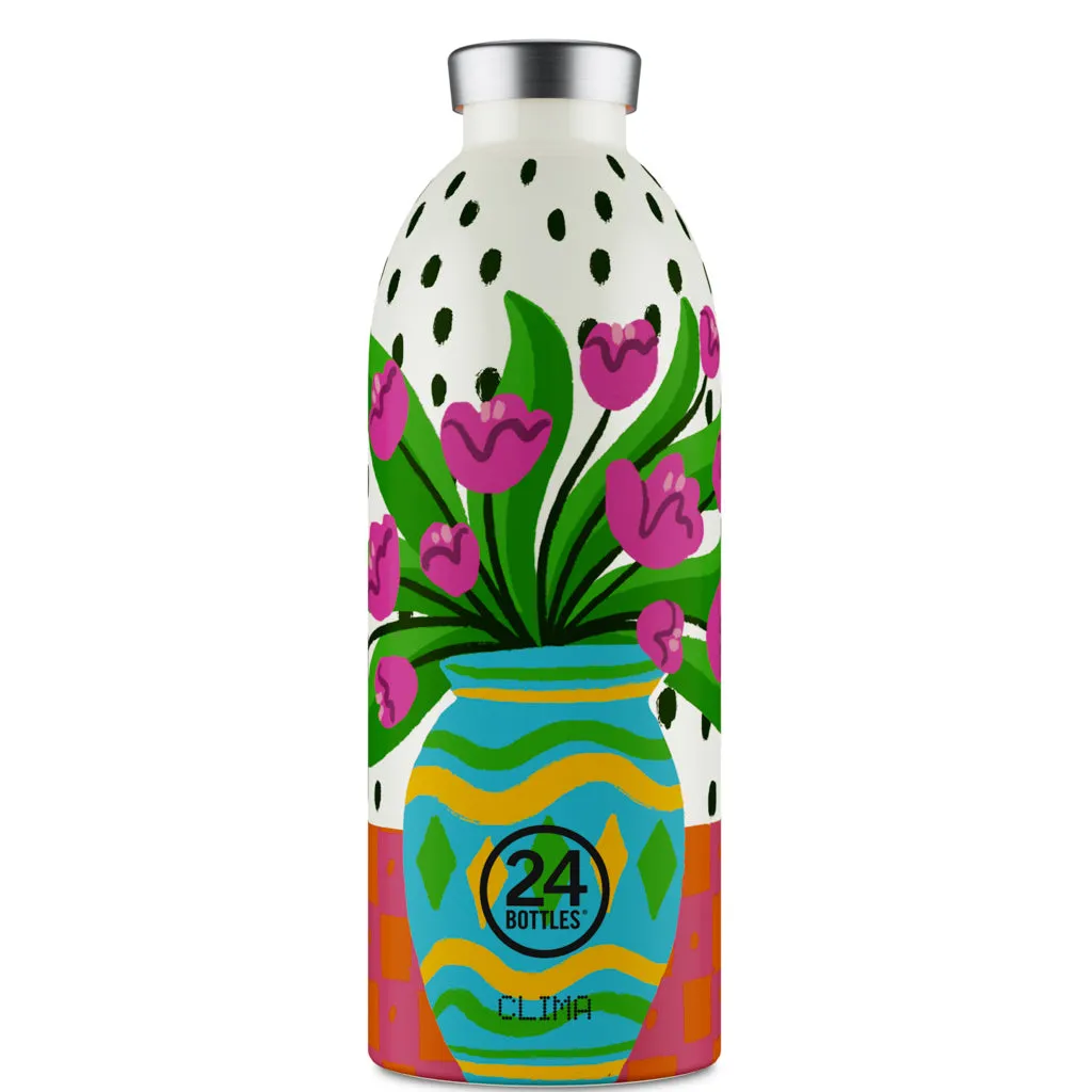 Clima Bottle 850ml - Fiori Rosa