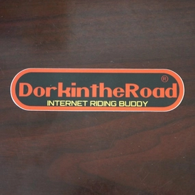 Dork in the Road Sticker