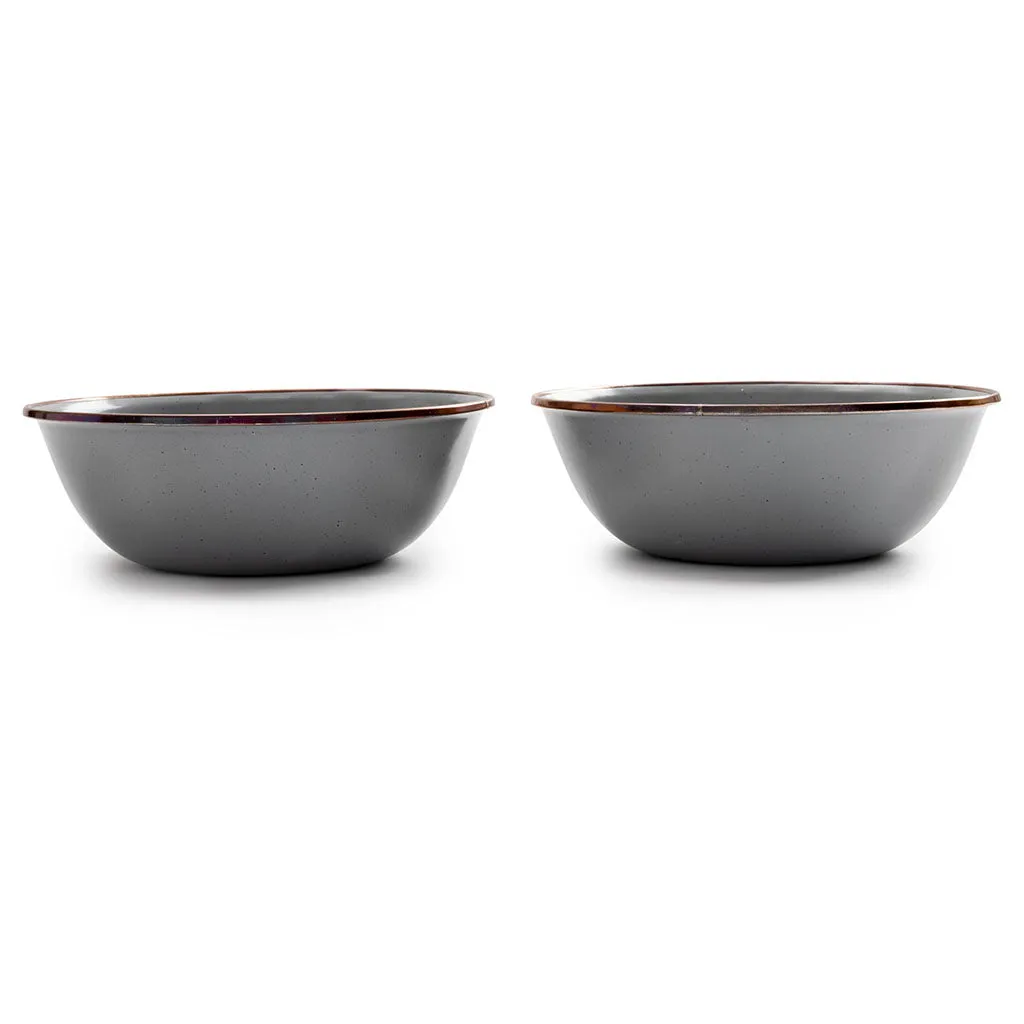 Enamel Bowls | Set of 2