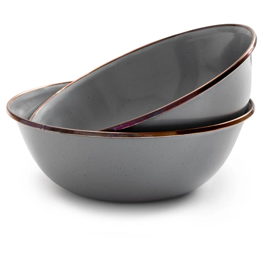 Enamel Bowls | Set of 2