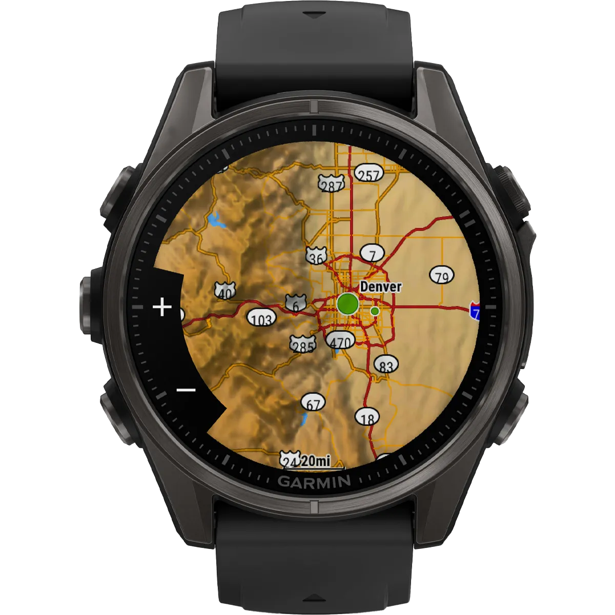 Fenix 8 Sapphire 43mm - Carbon Gray