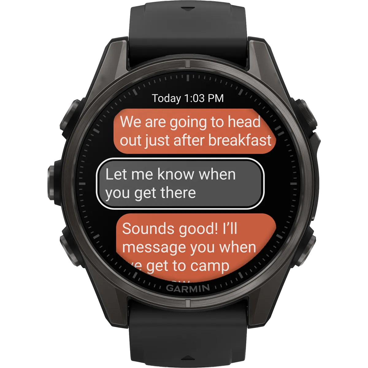 Fenix 8 Sapphire 43mm - Carbon Gray