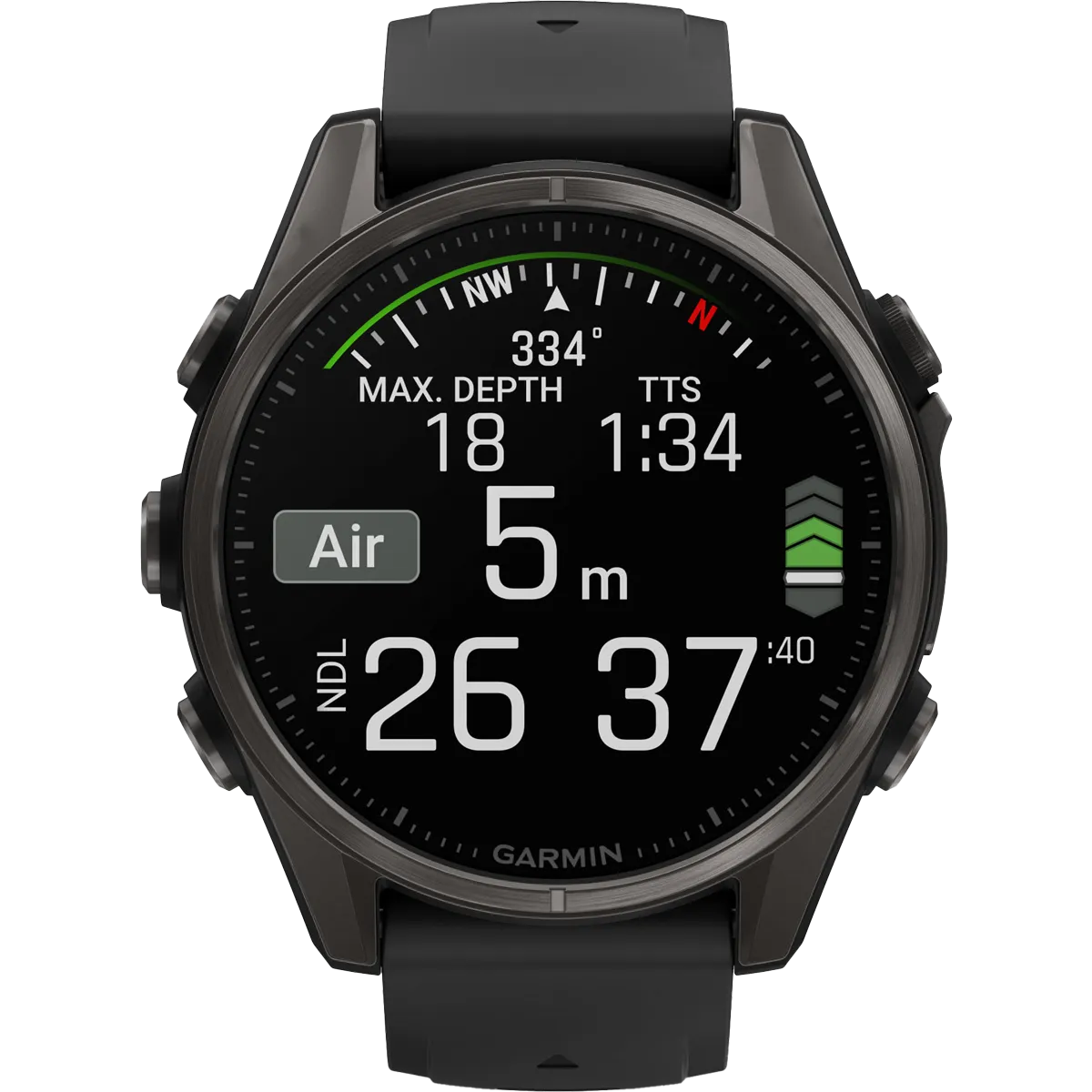 Fenix 8 Sapphire 43mm - Carbon Gray