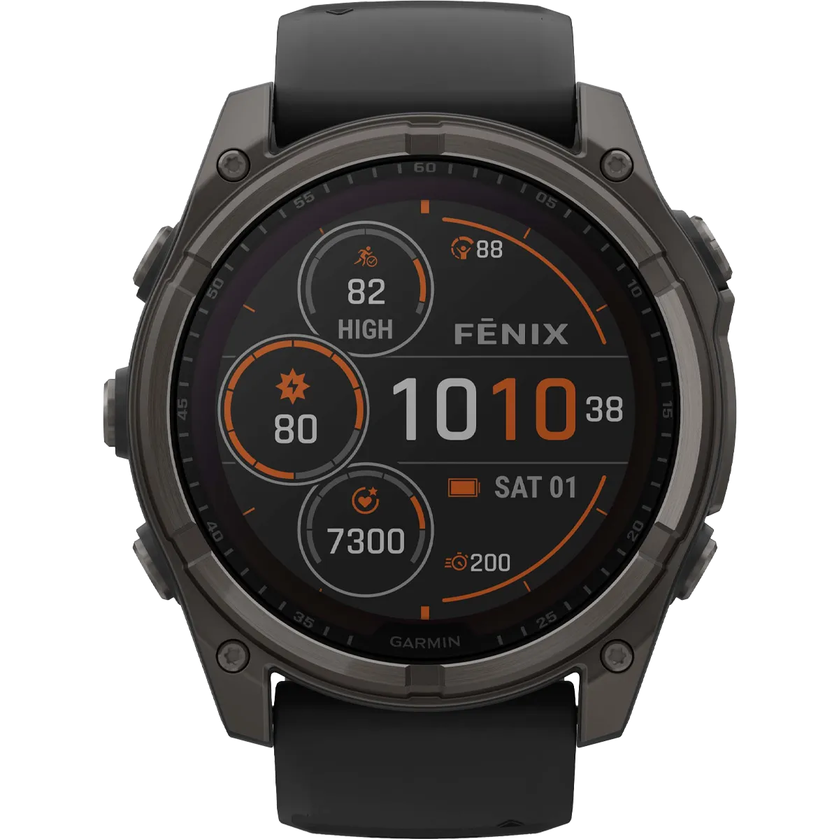Fenix 8 Solar Sapphire 51mm - Carbon Gray