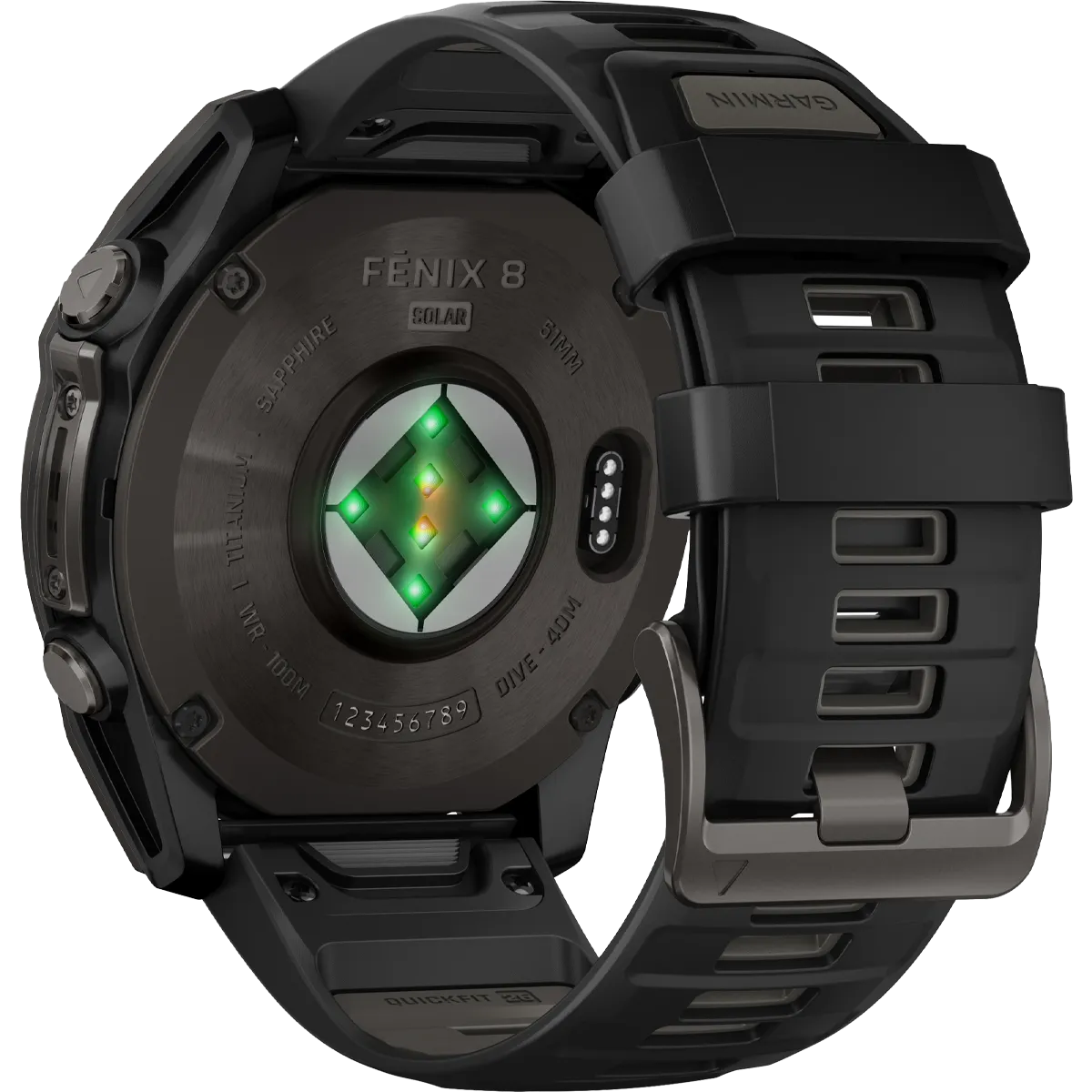 Fenix 8 Solar Sapphire 51mm - Carbon Gray