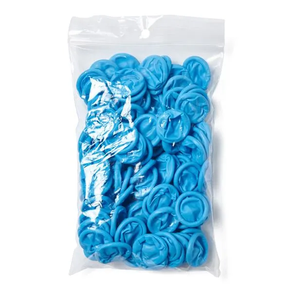 Finger Cots Nitrile Blue (100)