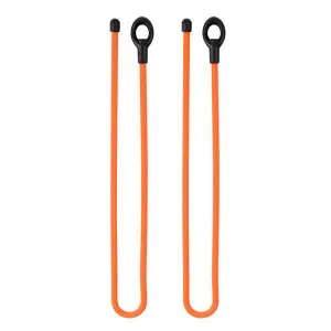 Gear Tie Loopable, Orange - 12" (2 Pack)