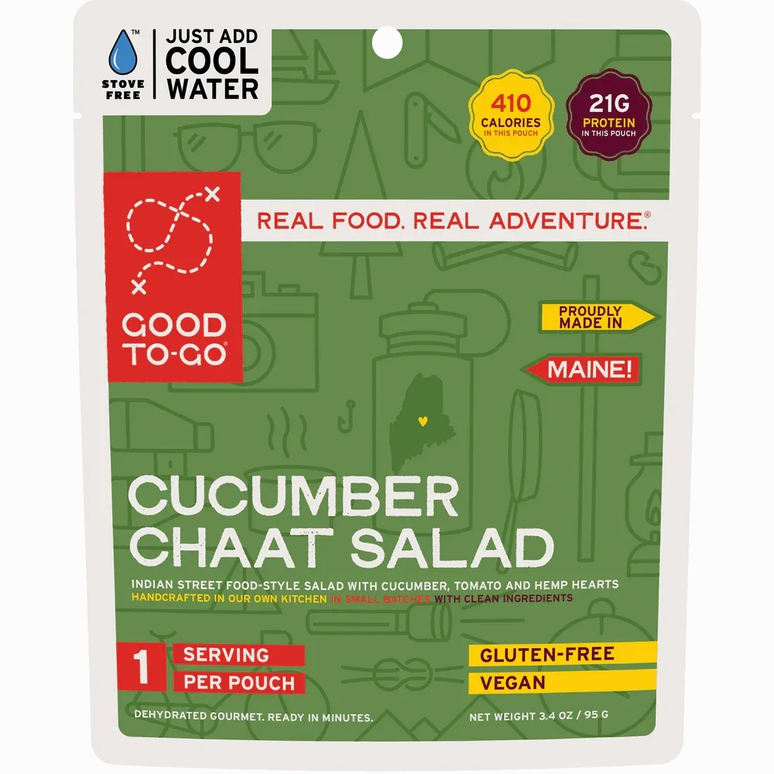 Good To-Go | Cucumber Chaat Salad