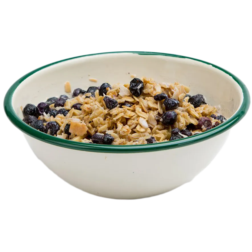Granola with Blueberries, Almonds & Milk (1 Serving)