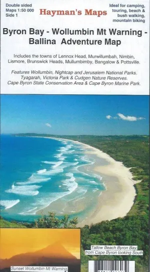 Hayman's Byron Bay - Wollumbin Mt Warning - Ballina Adventure Map