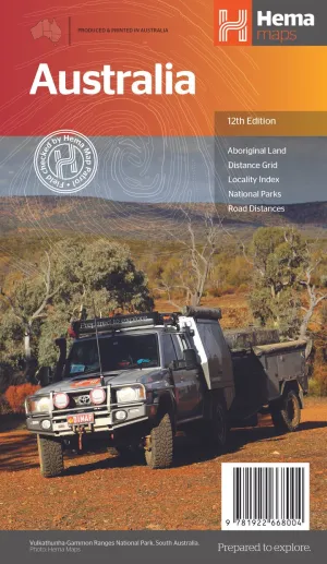 Hema Australia Large Map