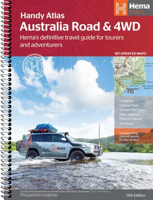 Hema Australia Road & 4WD Handy - 184 x 248mm (13th Edition)