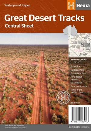 Hema Great Desert Tracks Central Sheet