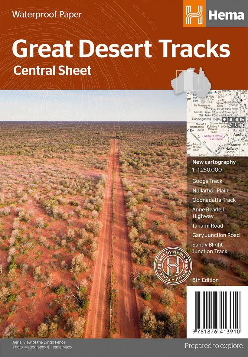 Hema Great Desert Tracks Central Sheet